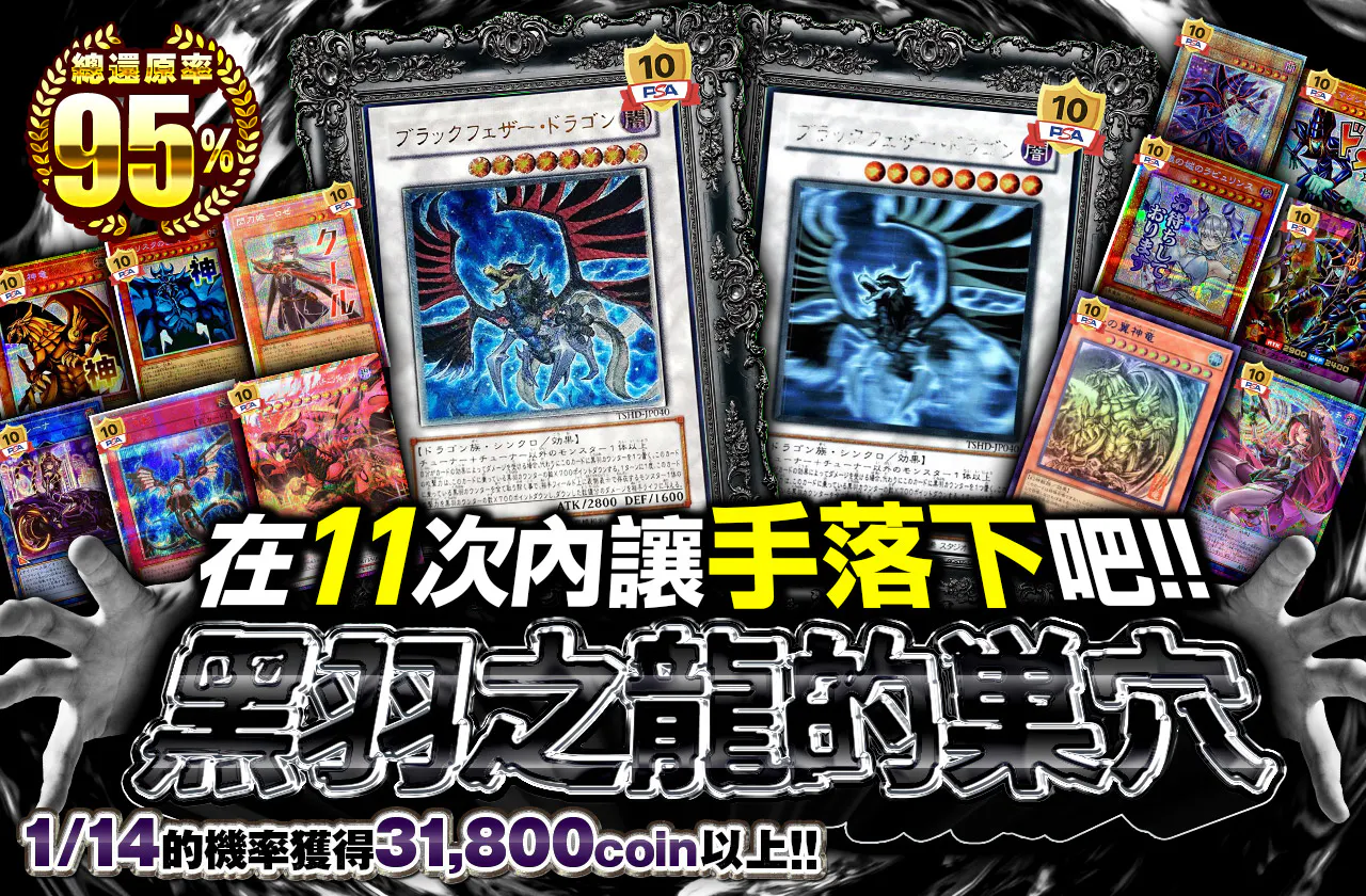 11回以内に手を落下させよ…!! 黒羽の竜のすみか