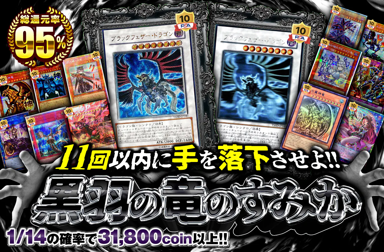 11回以内に手を落下させよ…!! 黒羽の竜のすみか