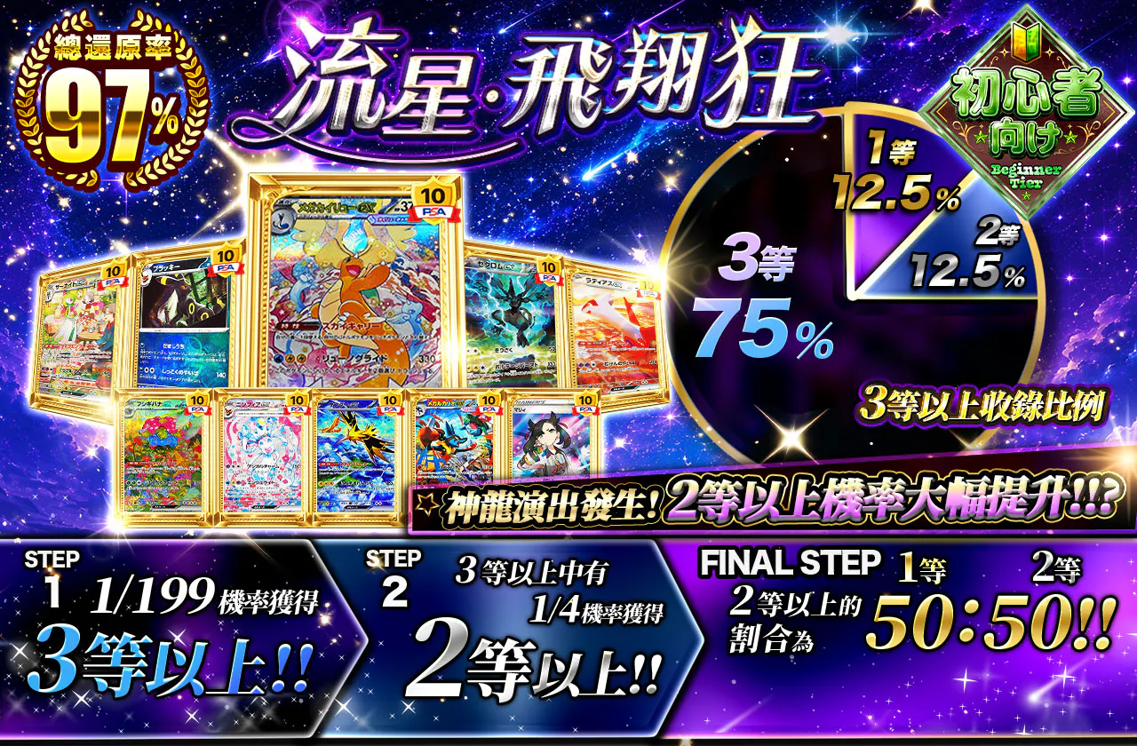 流星、飛翔狂