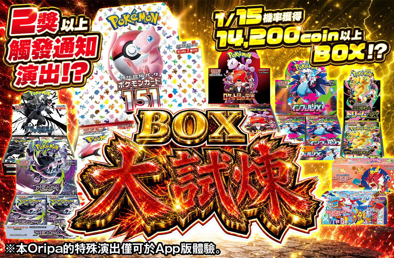 BOXの大試練 2等以上で通知演出発生!?