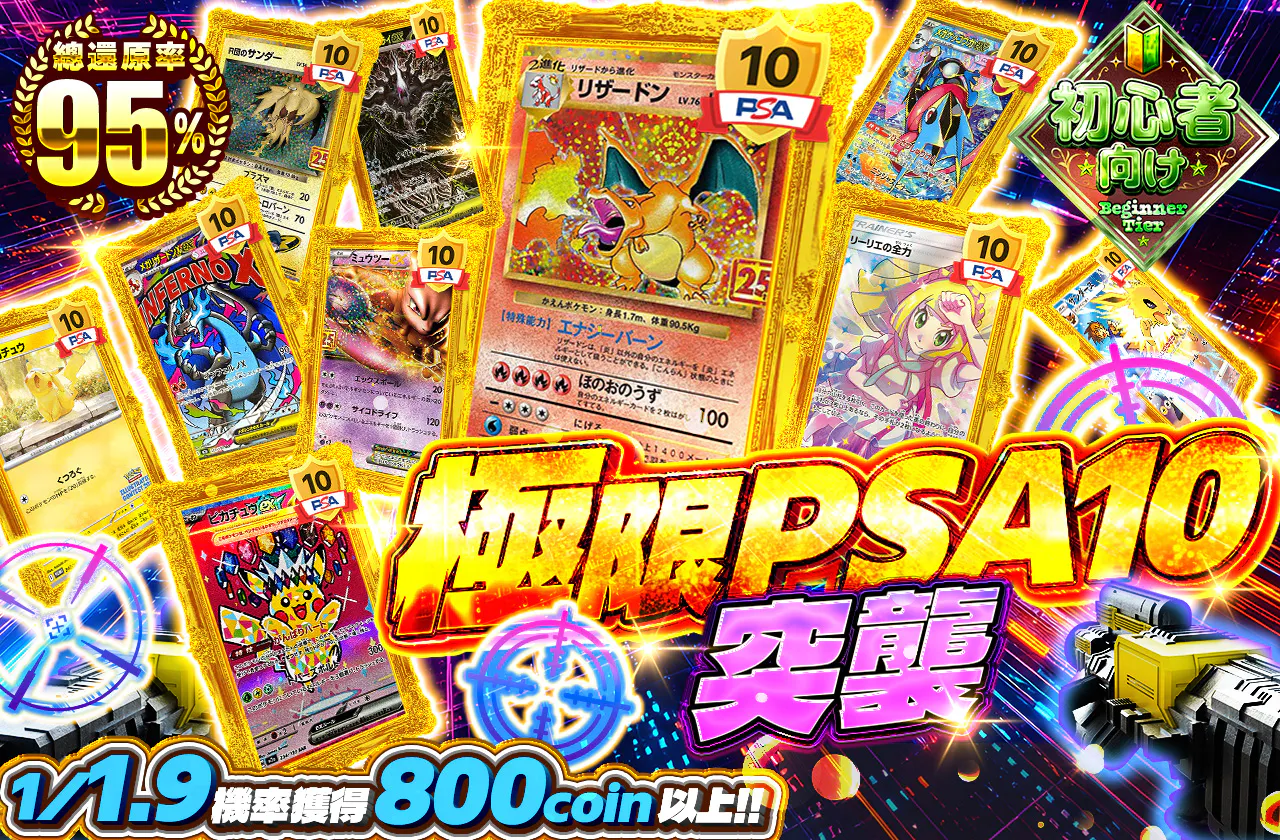 極限PSA10レイド