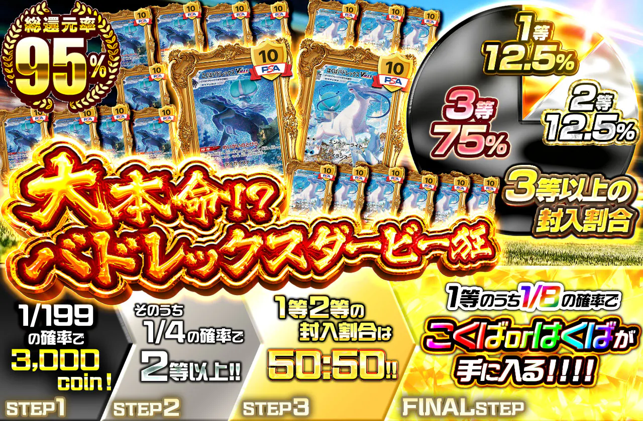大本命!?バドレックスダービー狂