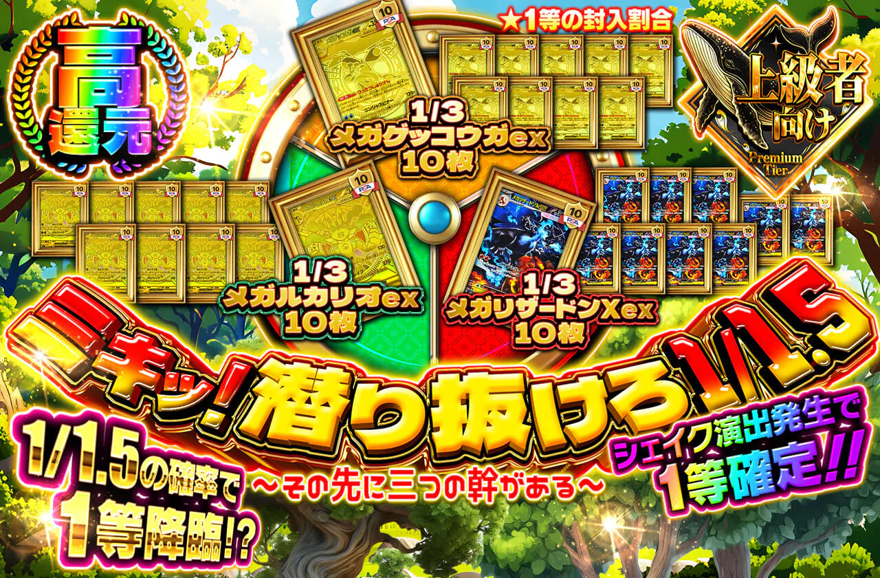 ミキッ！潜り抜けろ1/1.5 ~その先に三つの幹がある~