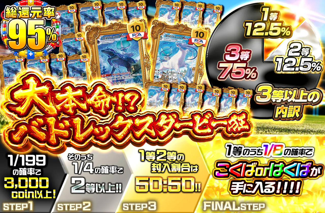 大本命!?バドレックスダービー狂