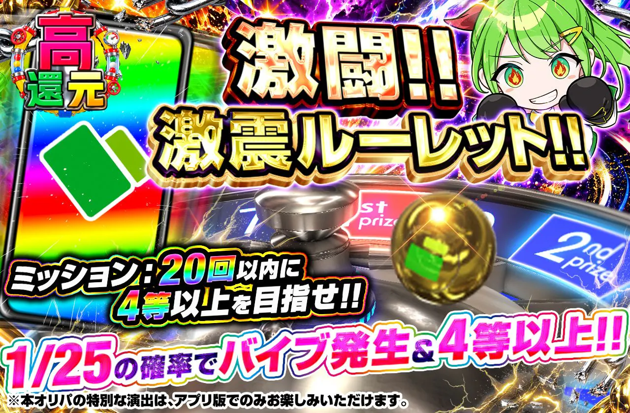 激闘！！激震ルーレット！！