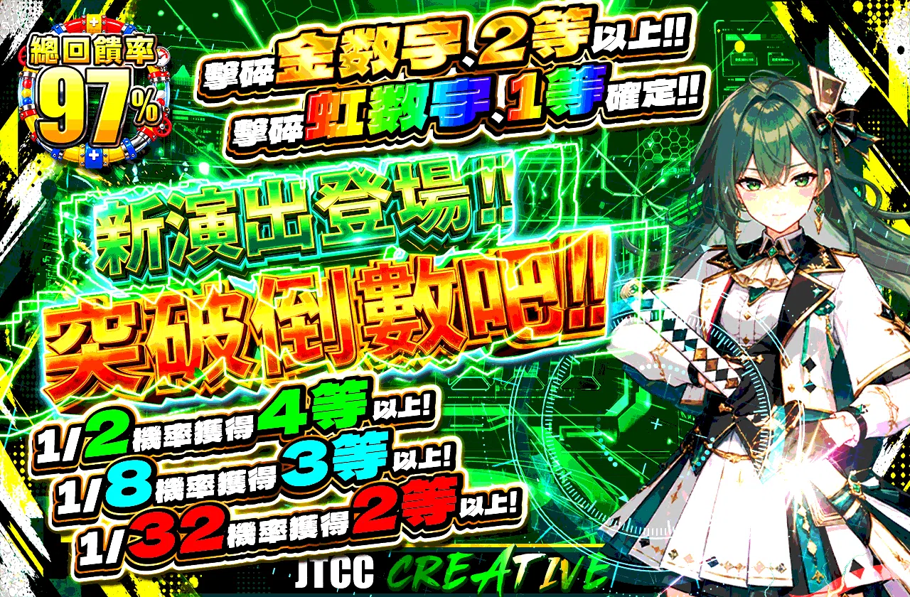 新演出登場ッ！！ カウントを突破しろ！！