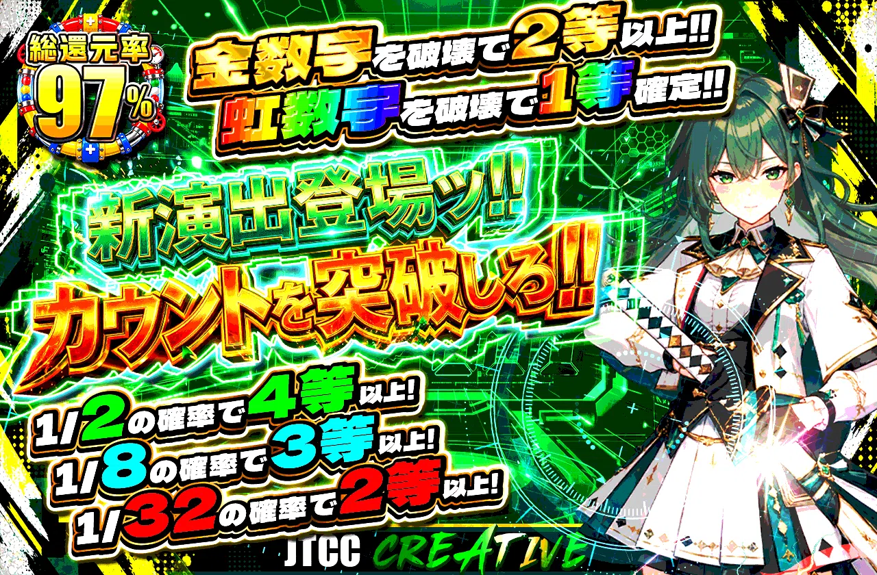 新演出登場ッ!! カウントを突破しろ!!
