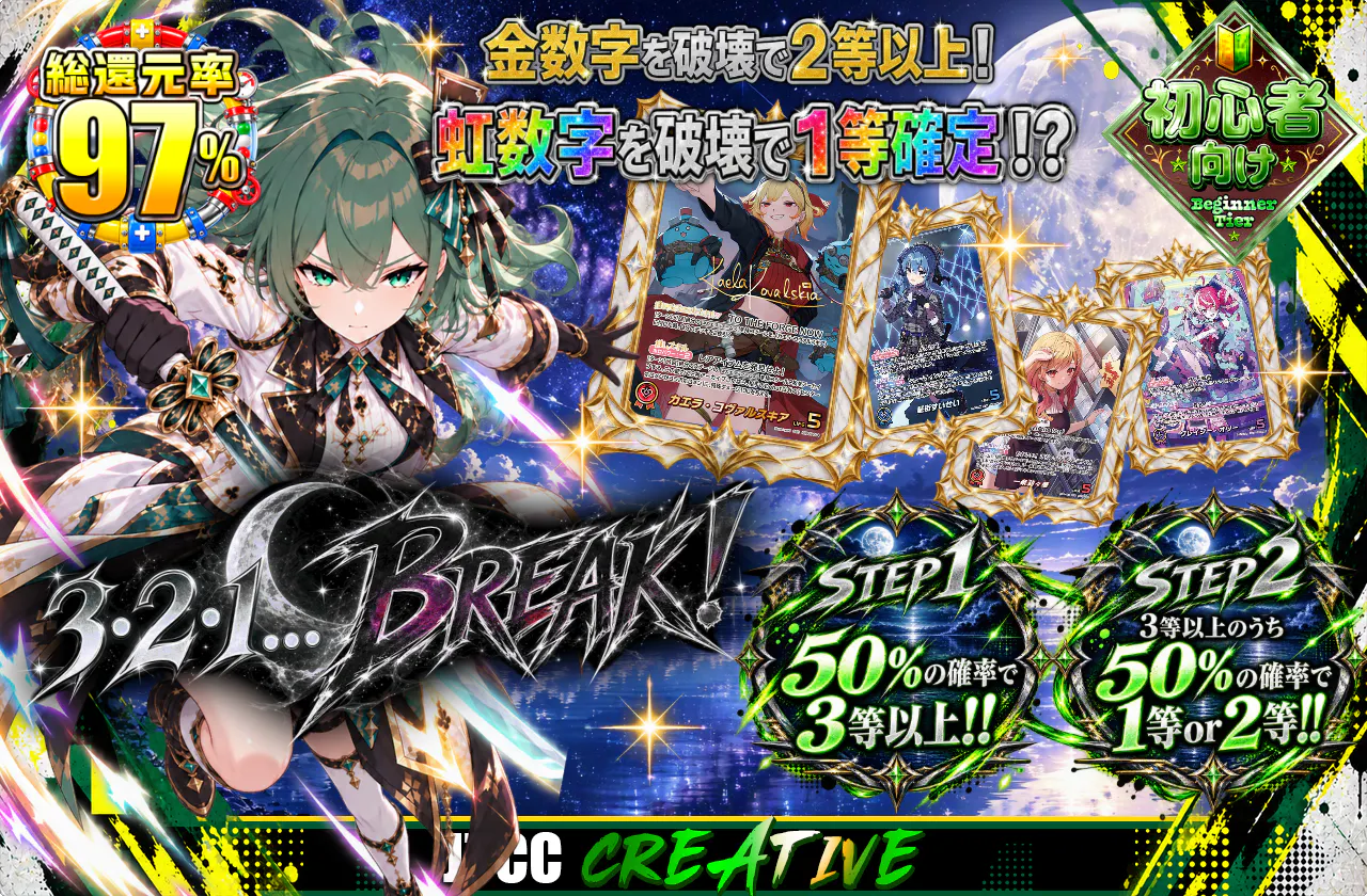 3・2・1...BREAK!