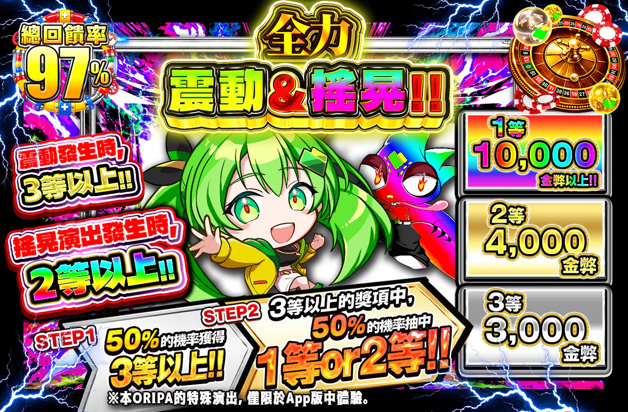 全力バイブ&シェイク!!