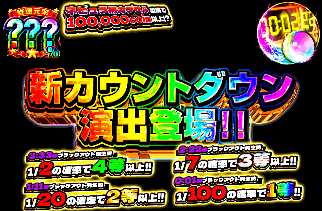 新カウントダウン演出登場！！